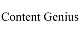 CONTENT GENIUS trademark