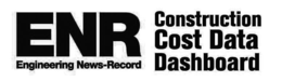 ENR ENGINEERING NEWS-RECORD CONSTRUCTION COST DATA DASHBOARD trademark