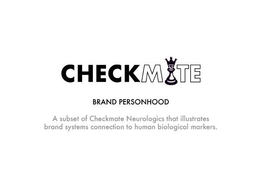 CHECKMATE BRAND PERSONHOOD A SUBSET OF CHECKMATE NEUROLOGICS THAT ILLUSTRATES BRAND SYSTEMS CONNECTION TO HUMAN BIOLOGICAL MARKERS. trademark