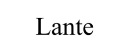LANTE trademark