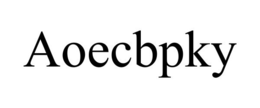 AOECBPKY trademark