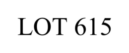 LOT 615 trademark