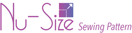 NU-SIZE SEWING PATTERN trademark