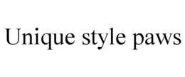 UNIQUE STYLE PAWS trademark