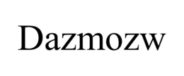 DAZMOZW trademark