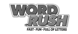 WORD RUSH FAST · FUN · FULL OF LETTERS trademark