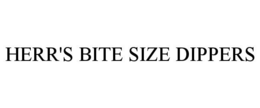 HERR'S BITE SIZE DIPPERS trademark