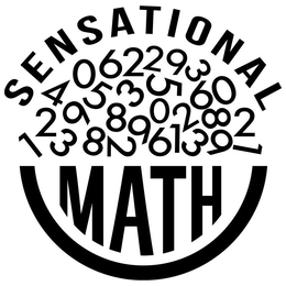 SENSATIONAL MATH 1 2 4 0 6 2 2 9 3 0 2 1 3 9 5 3 5 6 8 9 8 8 2 9 0 8 3 6 1 trademark