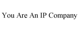 YOU ARE AN IP COMPANY trademark