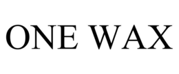 ONE WAX trademark