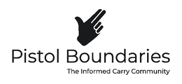 PISTOL BOUNDARIES THE INFORMED CARRY COMMUNITY trademark