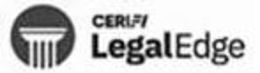 CERIFI LEGALEDGE trademark