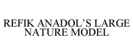REFIK ANADOL'S LARGE NATURE MODEL trademark