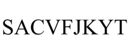 SACVFJKYT trademark