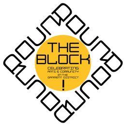 ROUND ROUND ROUND ROUND THE BLOCK! CELEBRATING ARTS & COMMUNITY IN THE GARMENT DISTRICT trademark
