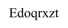 EDOQRXZT trademark