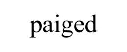 PAIGED trademark