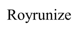 ROYRUNIZE trademark