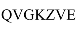 QVGKZVE trademark