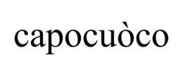 CAPOCUÒCO trademark