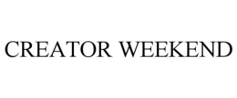 CREATOR WEEKEND trademark