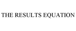THE RESULTS EQUATION trademark