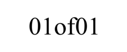 01OF01 trademark