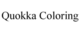 QUOKKA COLORING trademark