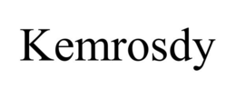 KEMROSDY trademark