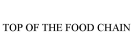 TOP OF THE FOOD CHAIN trademark