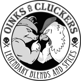 OINKS AND CLUCKERS LEGENDARY BLENDS AND SPICES trademark