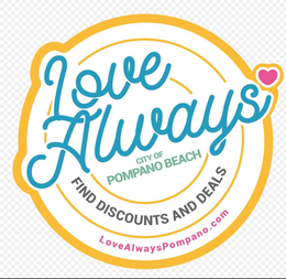 LOVE ALWAYS CITY OF POMPANO BEACH trademark