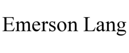 EMERSON LANG trademark