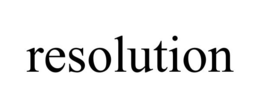 RESOLUTION trademark
