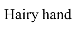 HAIRY HAND trademark