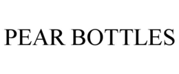 PEAR BOTTLES trademark