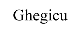 GHEGICU trademark