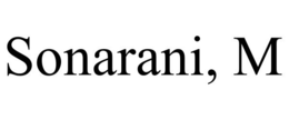SONARANI, M trademark