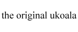 THE ORIGINAL UKOALA trademark