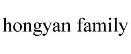 HONGYAN FAMILY trademark