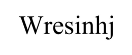 WRESINHJ trademark