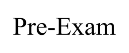 PRE-EXAM trademark