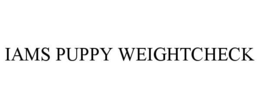 IAMS PUPPY WEIGHTCHECK trademark