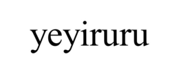 YEYIRURU trademark