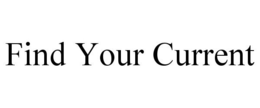 FIND YOUR CURRENT trademark