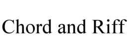 CHORD AND RIFF trademark