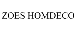 ZOES HOMDECO trademark