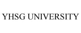 YHSG UNIVERSITY trademark