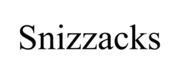 SNIZZACKS trademark