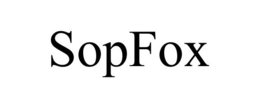 SOPFOX trademark
